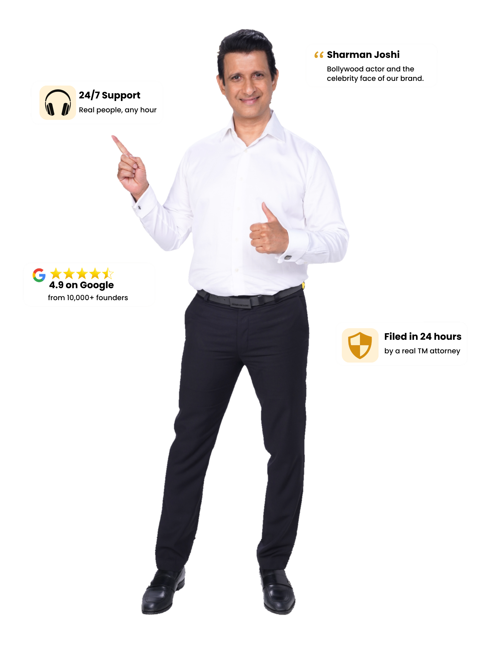 Sharman Joshi — Vakilkaro Brand Ambassador